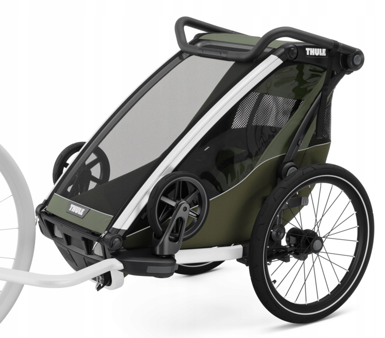 Thule Chariot Lite 1 przyczepka rowerowa z funkcją wózka Vintage Green