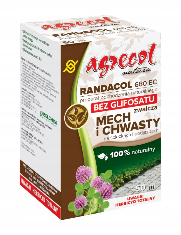 

Randacol 680EC na mech chwasty Ekologiczny 50ml