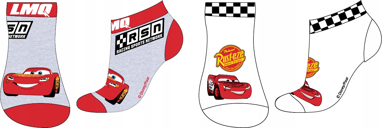 

2pak skarpetki Auta Cars 27-30 stopki