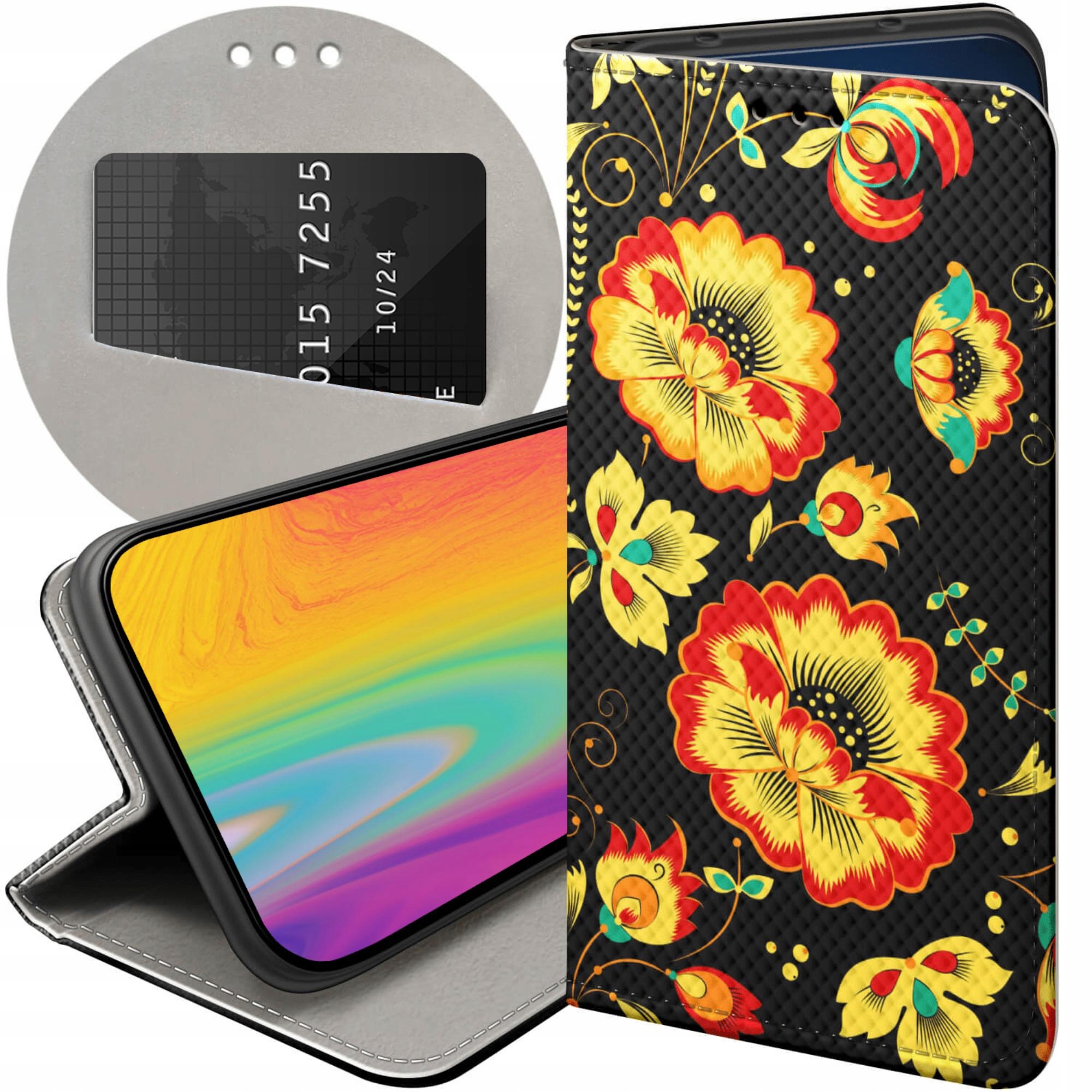 Etui Z Klapką Do Motorola Moto G14 Folk Ludowe Folklorystyczne Case