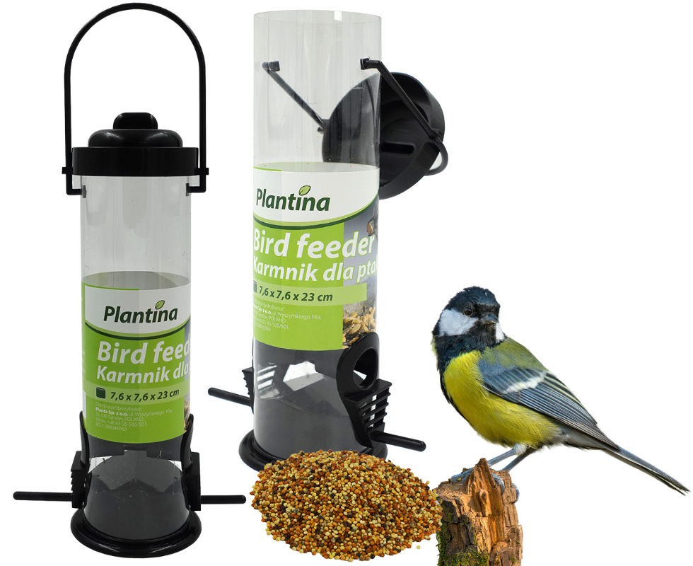 KARMNIK dla DZIKICH PTAKÓW DUŻA TUBA KARMA POKARM SŁONECZNIK dla sikorek