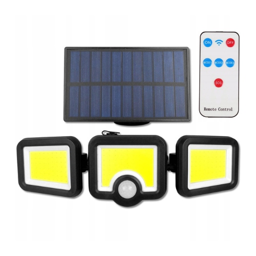 MOCNA LAMPA SOLARNA LED ZEWNĘTRZNA CZUJNIK RUCHU