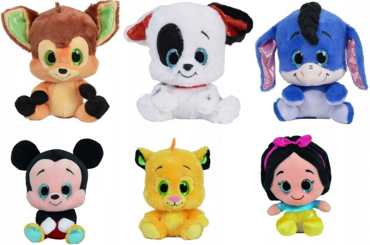 Maskotka Pluszowa Glitsies Disney MIX Wzorów 15CM