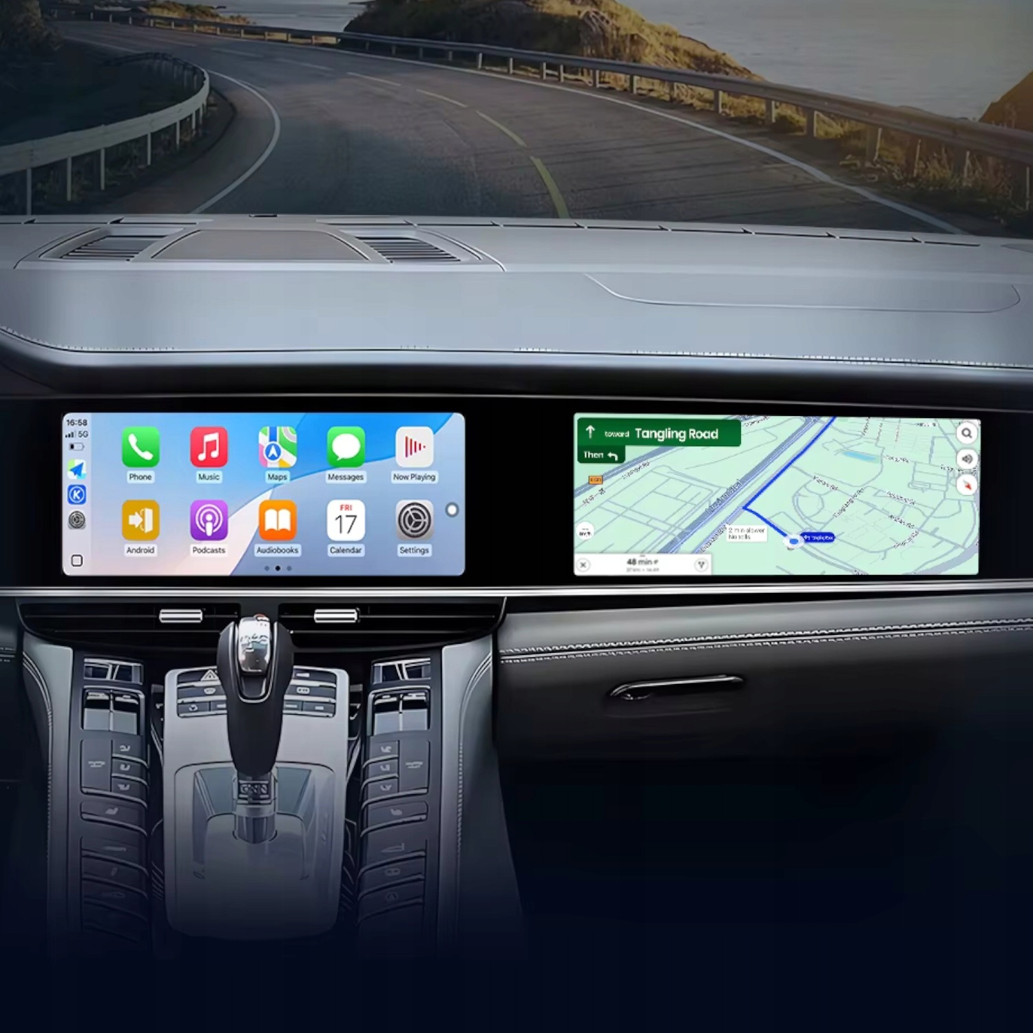 Radio Android do Porsche Panamera 970 (2011-2017) Qualcomm 8+128 GB Carplay
