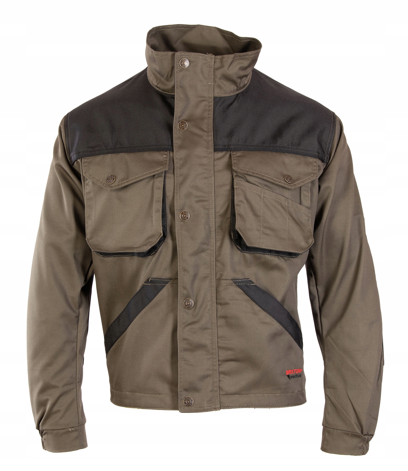 Mikina Brixton Practical khaki velikost L Apbl