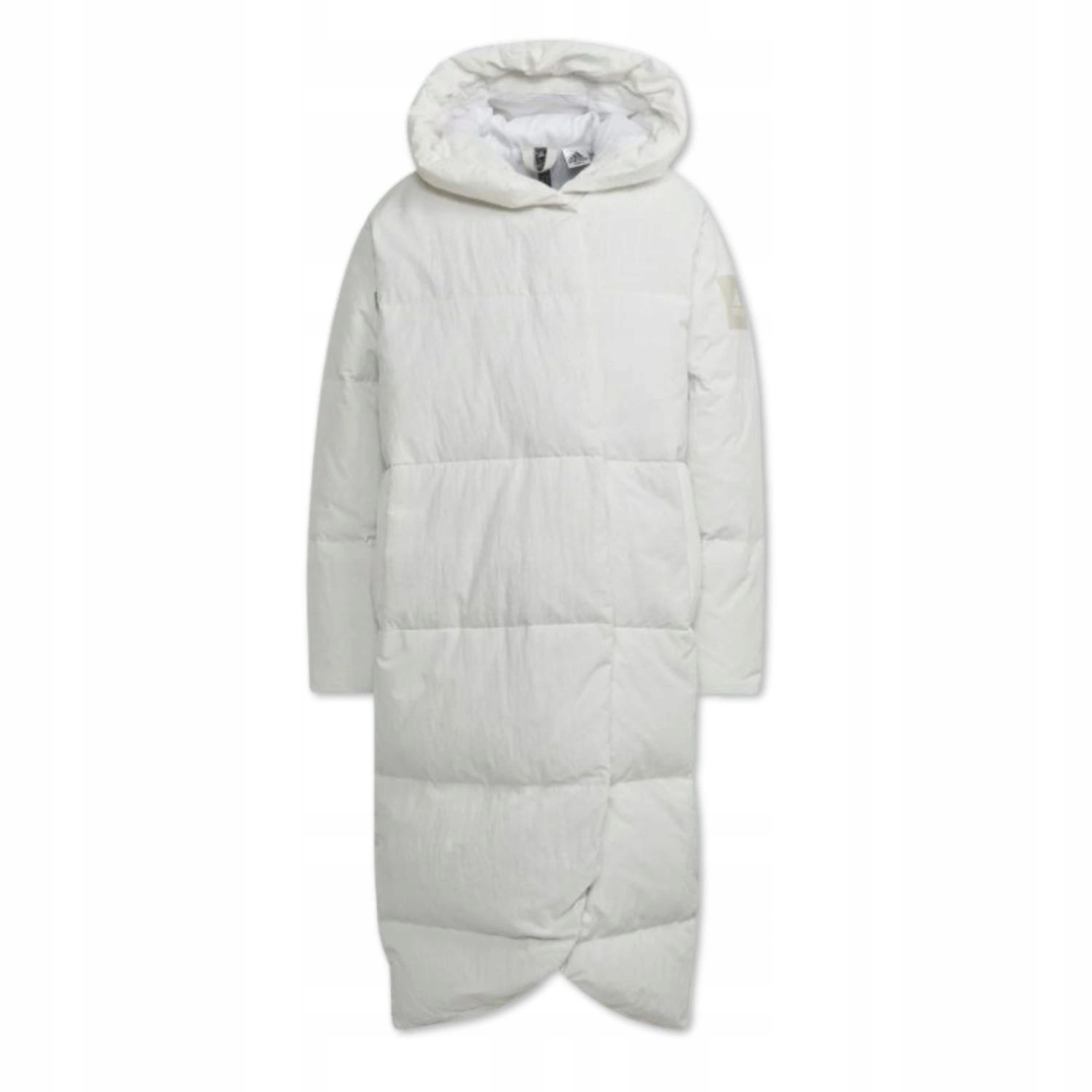 Dámská bunda Adidas Big Baffle parka bílá dlouhá s kapucí péřová vel. L
