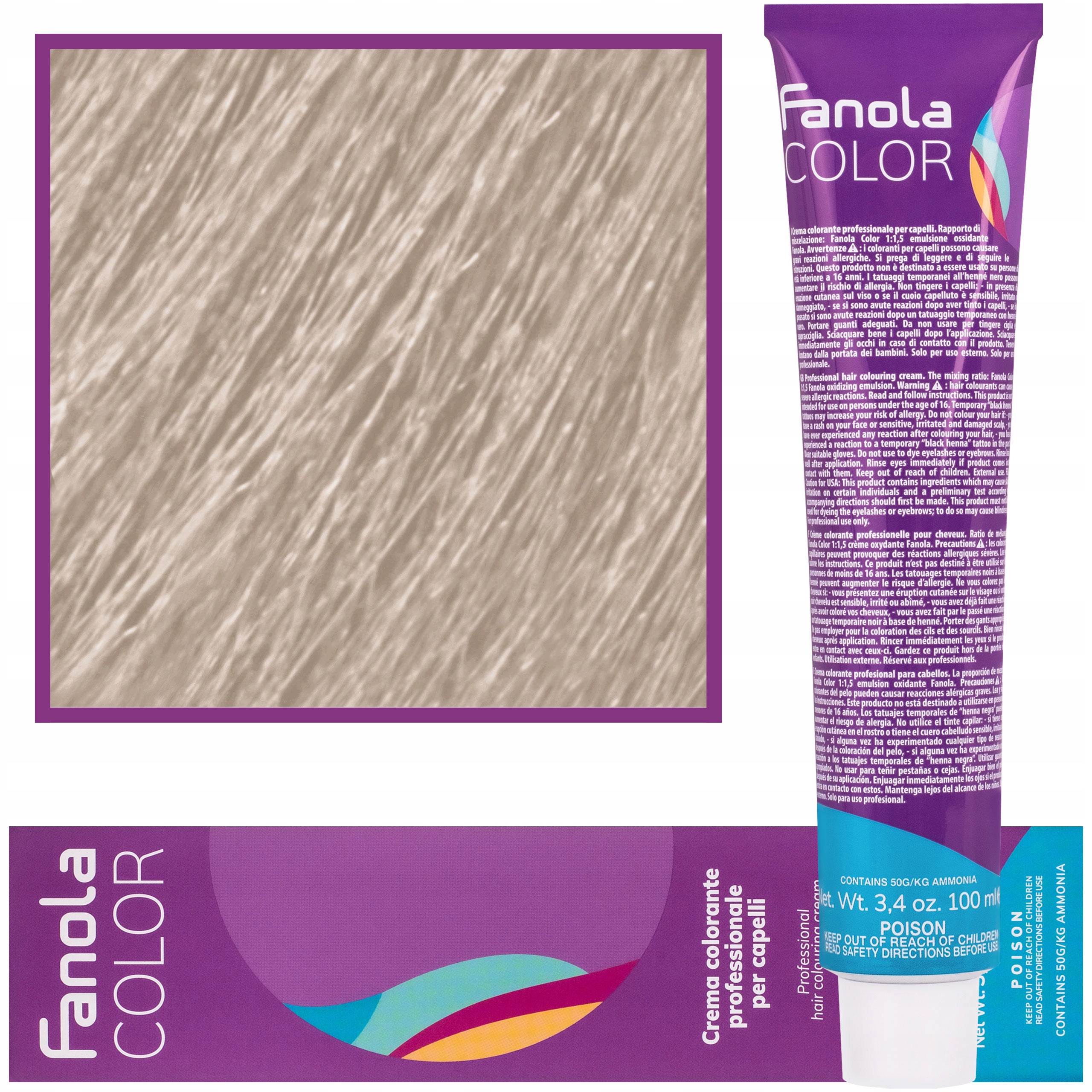 

Farba do włosów Fanola 100ml kolor Neutro Neutral