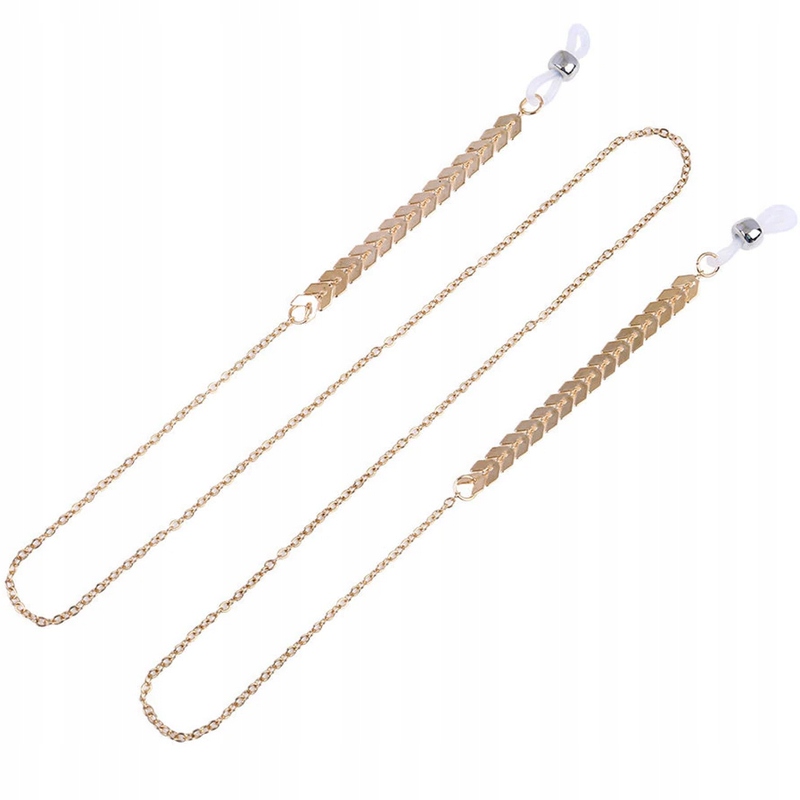 M13 ŁAŃCUSZEK DO OKULARÓW ZŁOTY OZDOBNY CHAIN