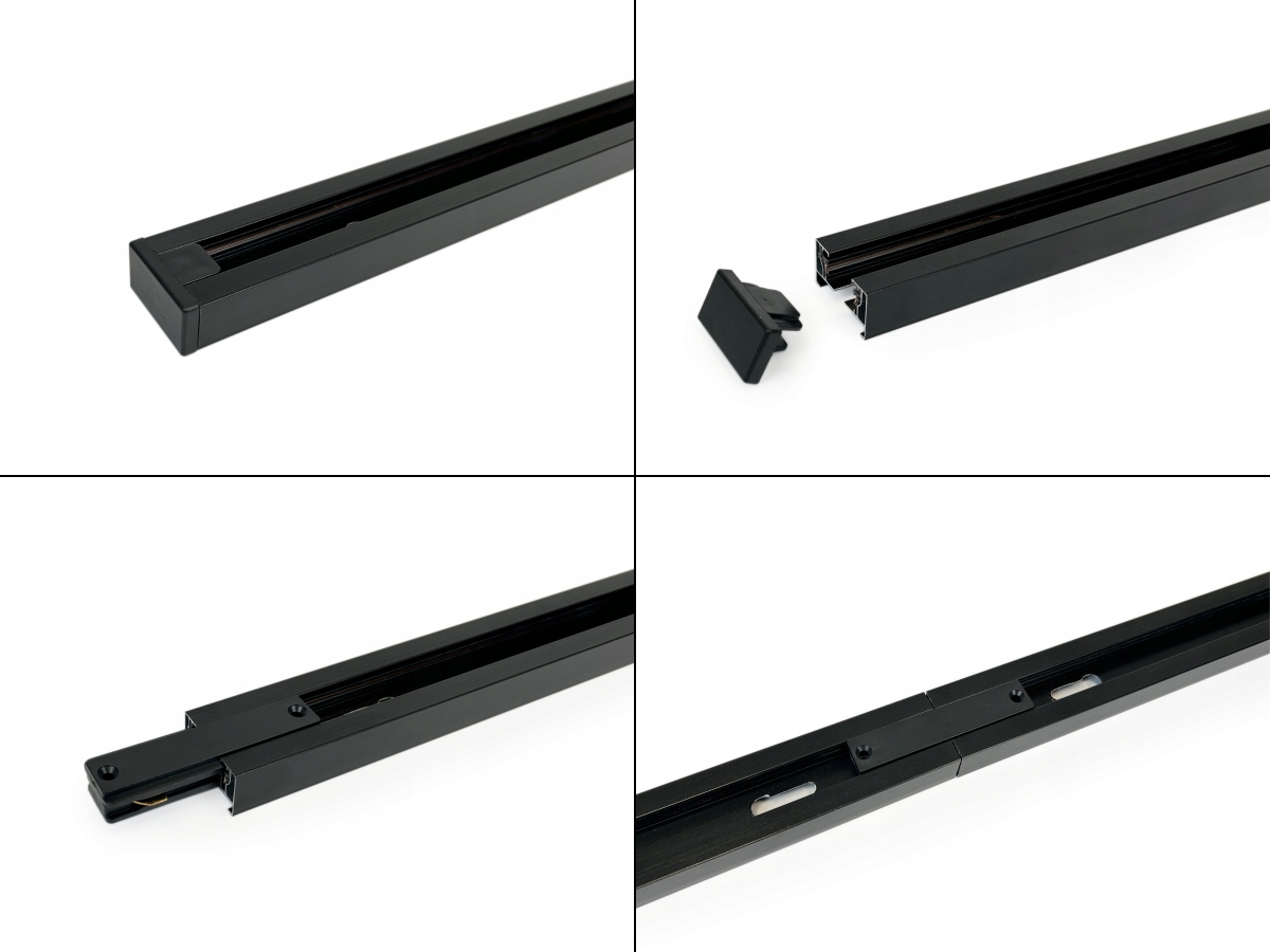 Oświetlenie Szynowe LED 3x Lampa Reflektor GU10 Szynoprzewód 1,5m 1F Długość 1.5 m