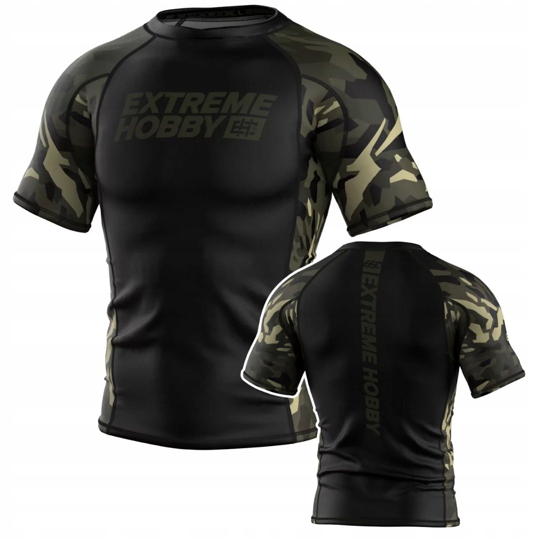 Rashguard męski Extreme Hobby Jungle Panther Czarny r. XL