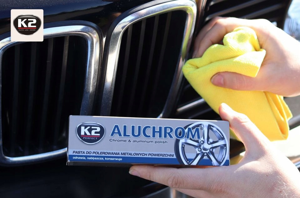K2 ALUCHROM Pasta Polerska Felgi Chrom + Aplikator Producent K2