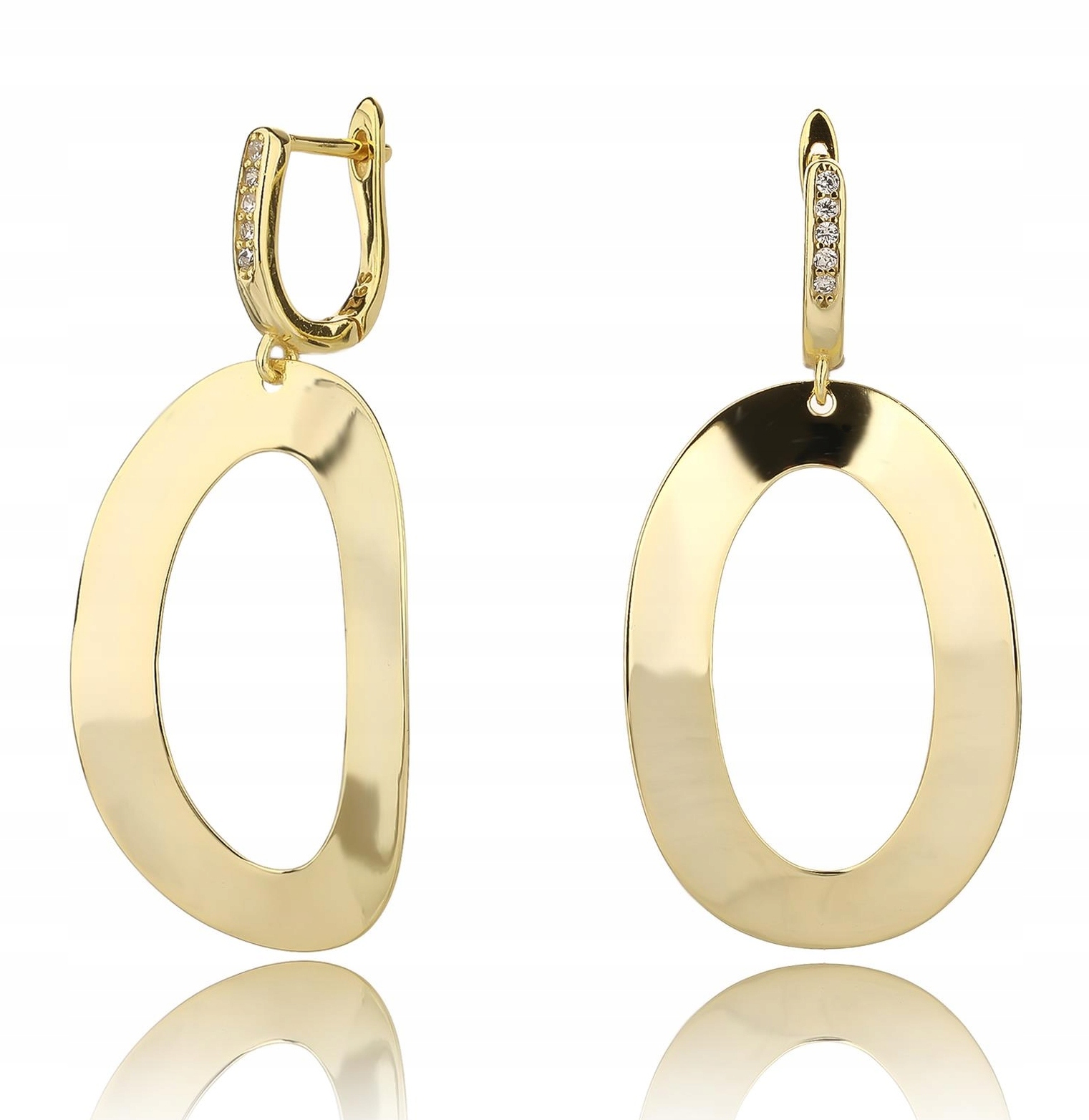 Stříbrné náušnice Ag 925 pozlacené IM0160125EG