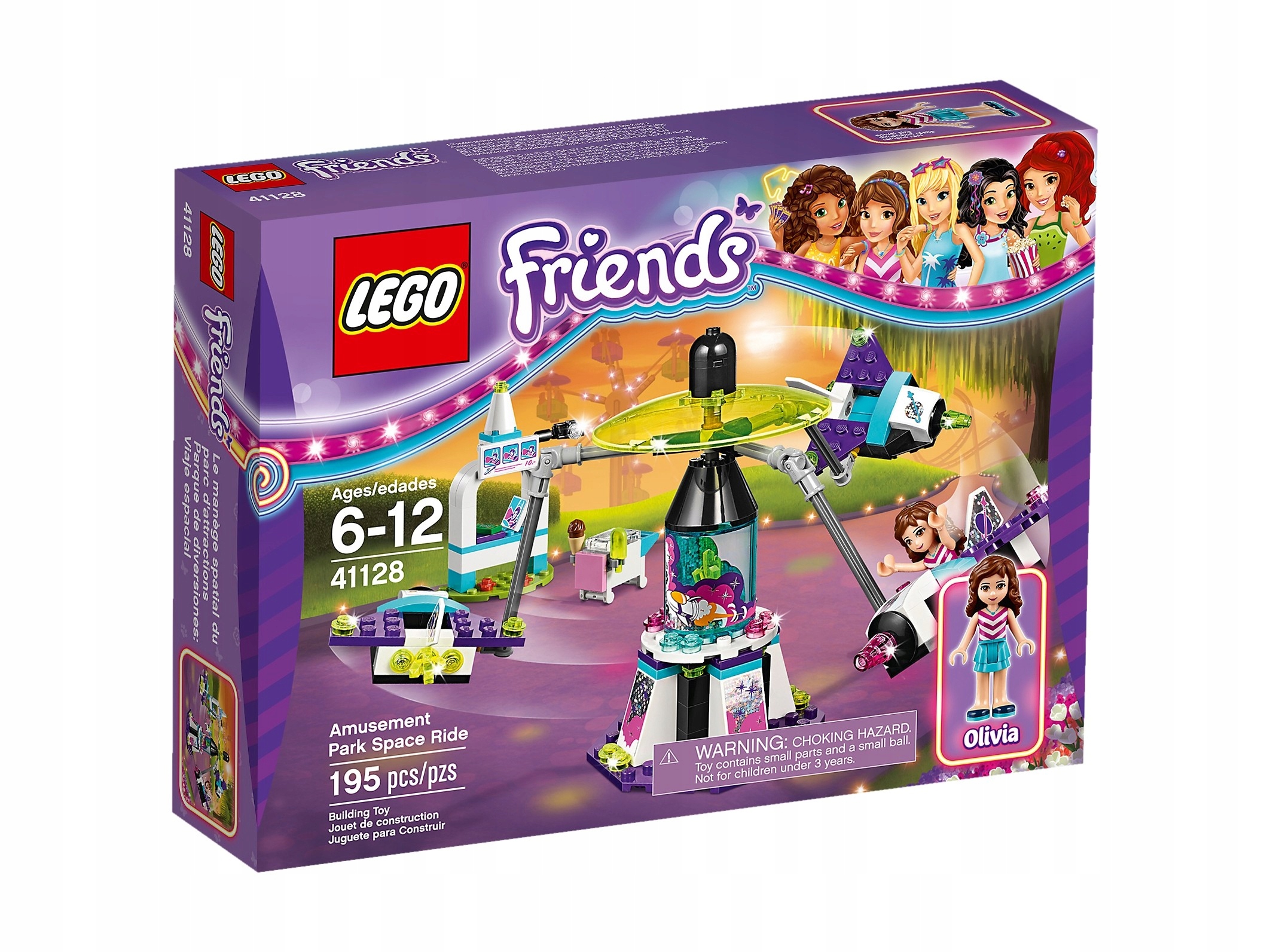 Lego Friends 41128 Vesmírný kolotoč v zábavním parku Nové