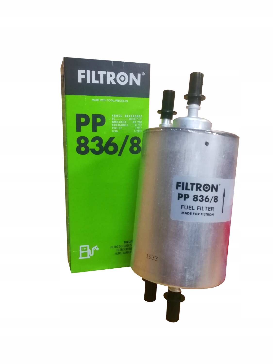 836/8 - FILTRON топливный фильтр PP836/8 для сиденья 1.8 Т