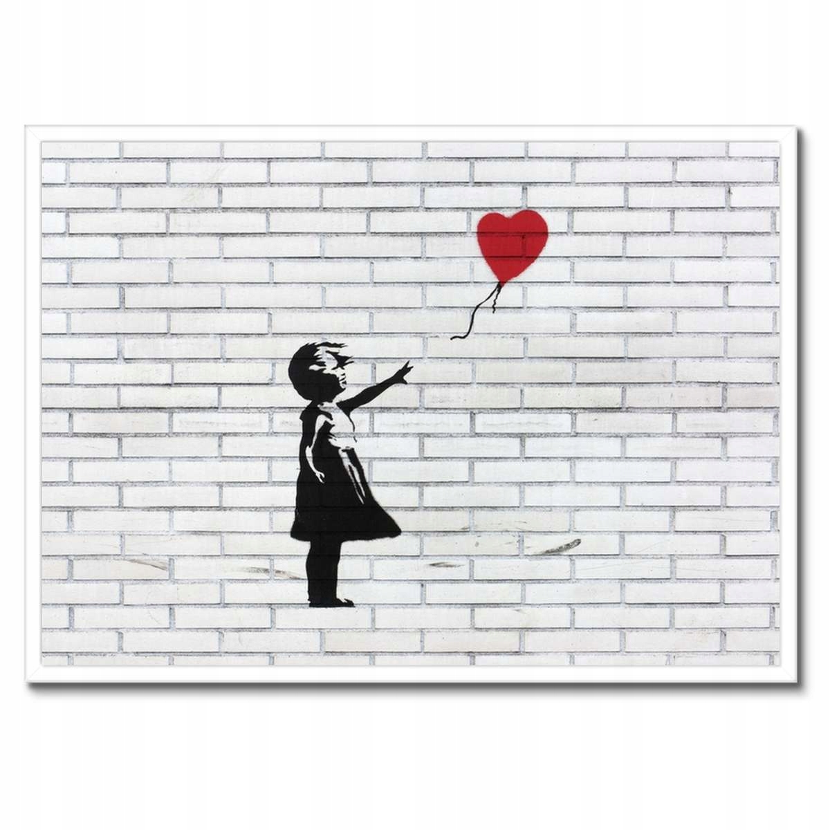 Plakáty v rámu 70x50 Banksy Dívka Balon
