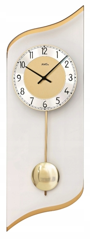 Nástenné kyvadlové hodiny 7437 Ams 55cm
