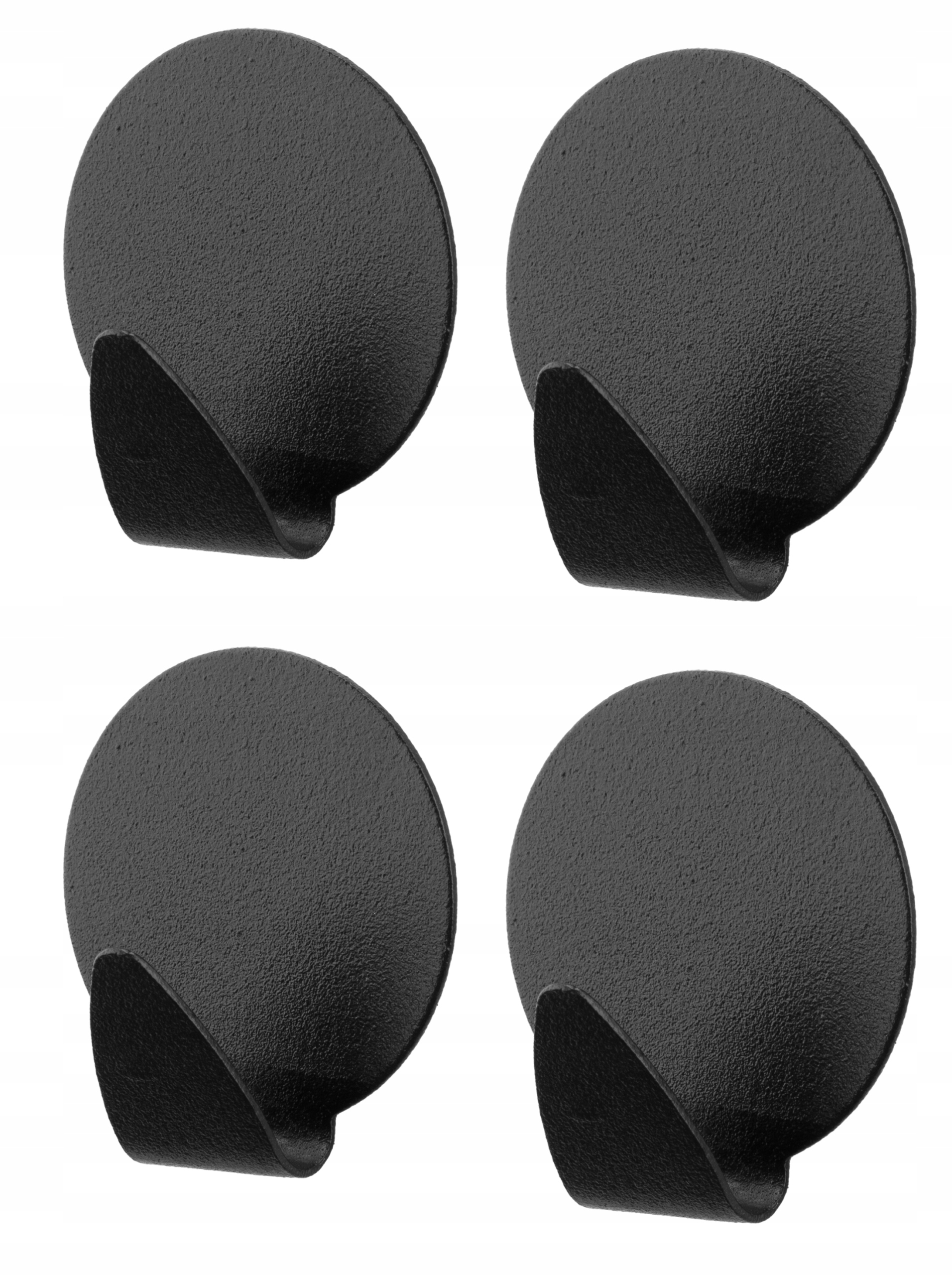

Wieszaki Samoprzylepne Okr. 4szt Niko Black 25125