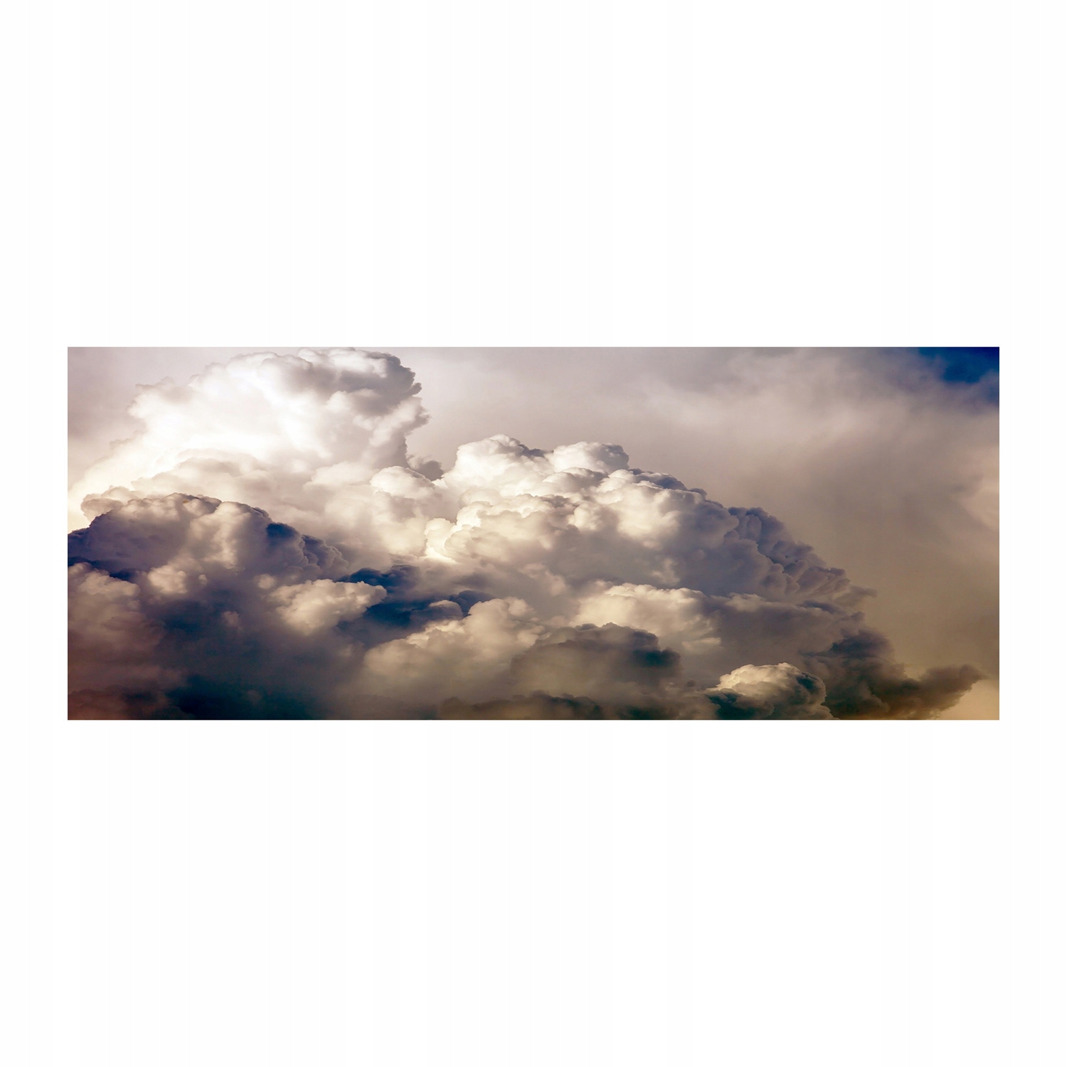 

Foto obraz szkło akryl Chmury na niebie 125x50 cm