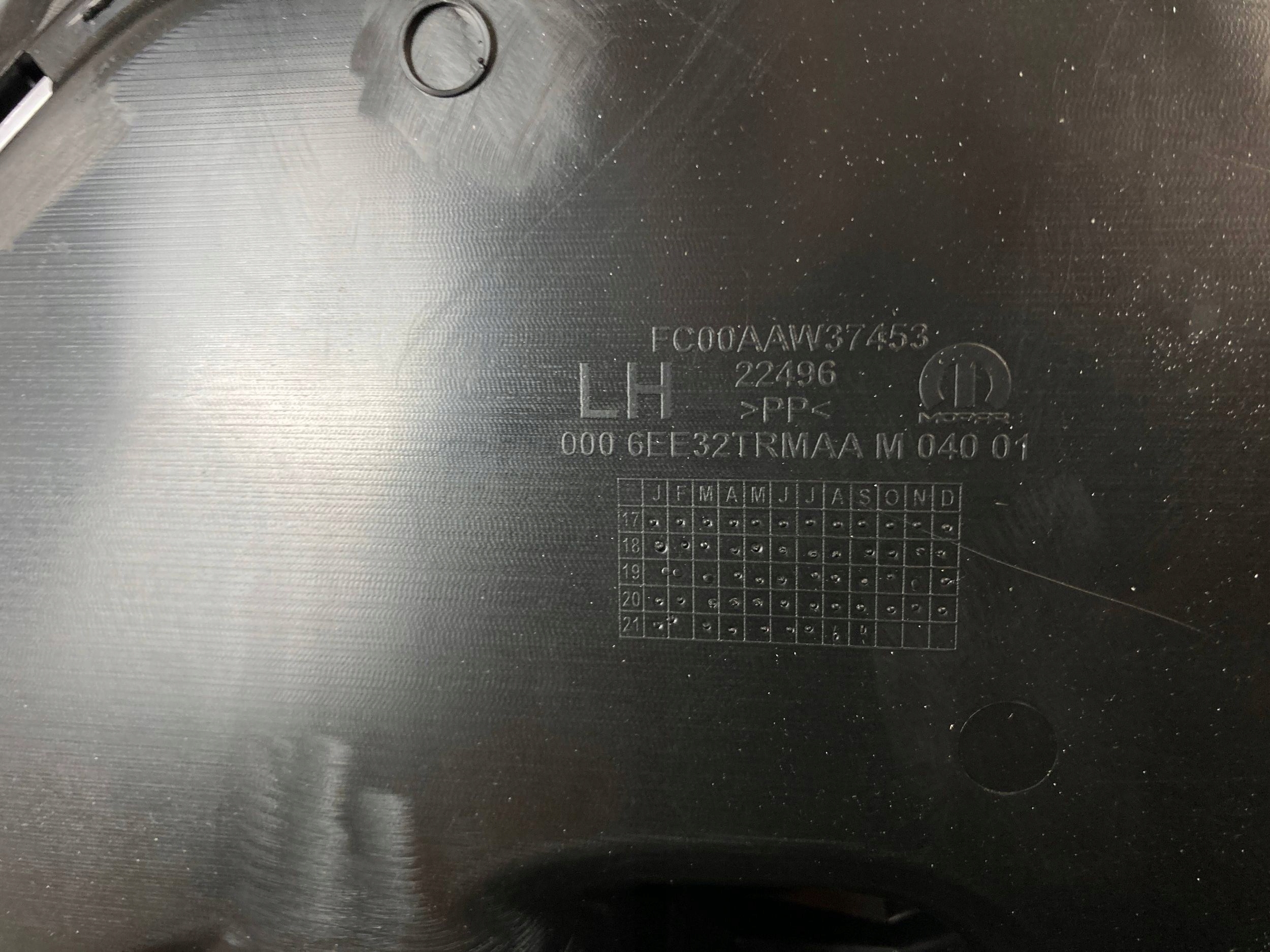RAM 1500 TRX side door left rear rear part 2021-24