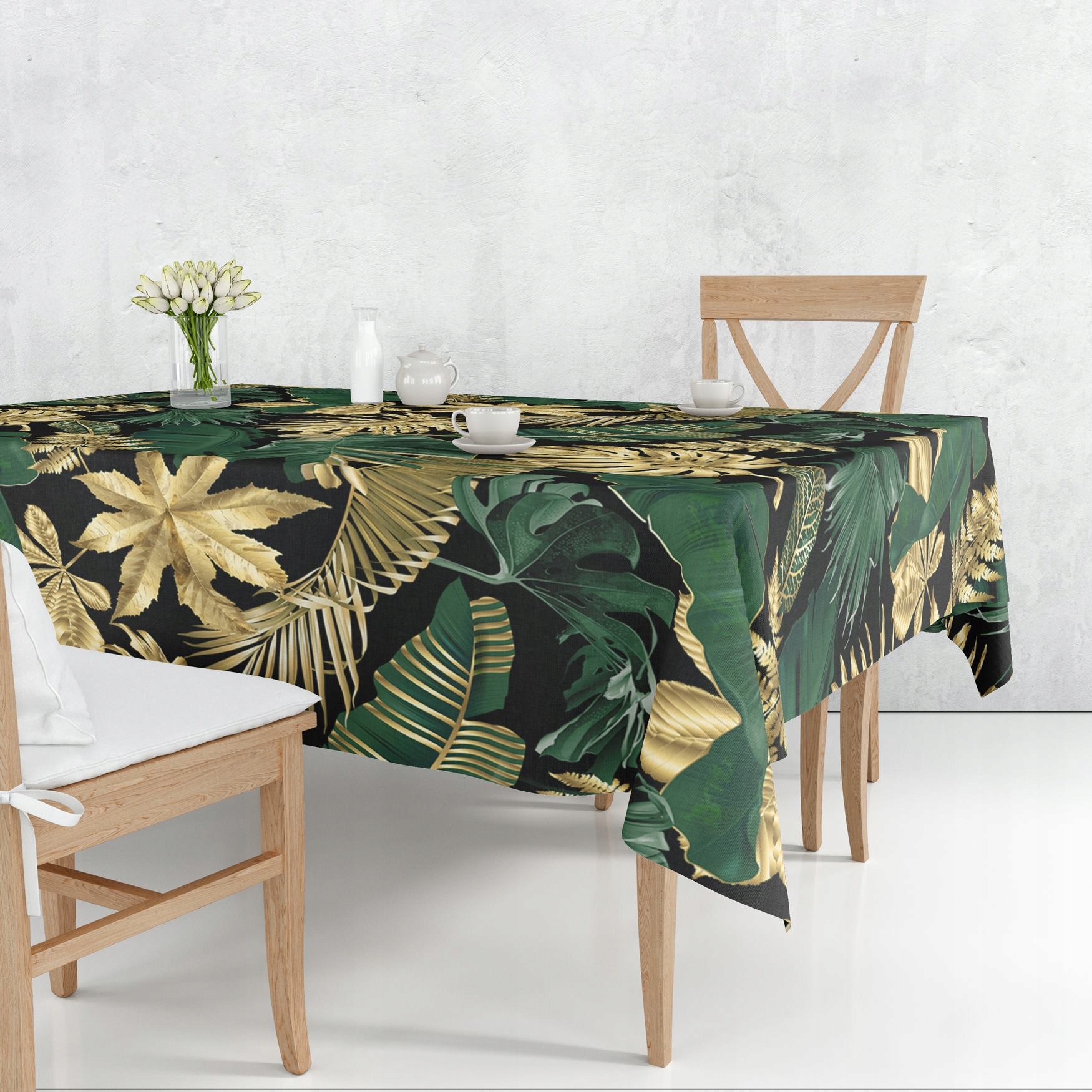 OBRUS PLAMOODPORNY 140X200 GŁADKI MATOWY GRUBY 100 Materiał wykonania poliester