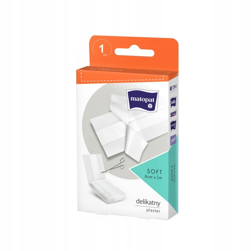 

Plaster do skóry wrażliwej Soft z zawieszką 6cmx1m