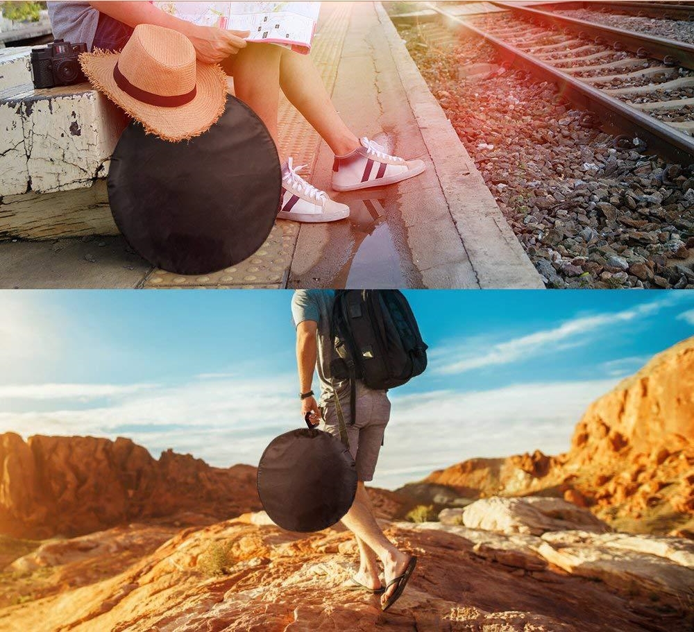 BLENDA FOTOGRAFICZNA ZŁOTA SREBRNA DYFUZOR 5W1 DO ZDJĘĆ TŁO PLENER STUDIO Model 5w1