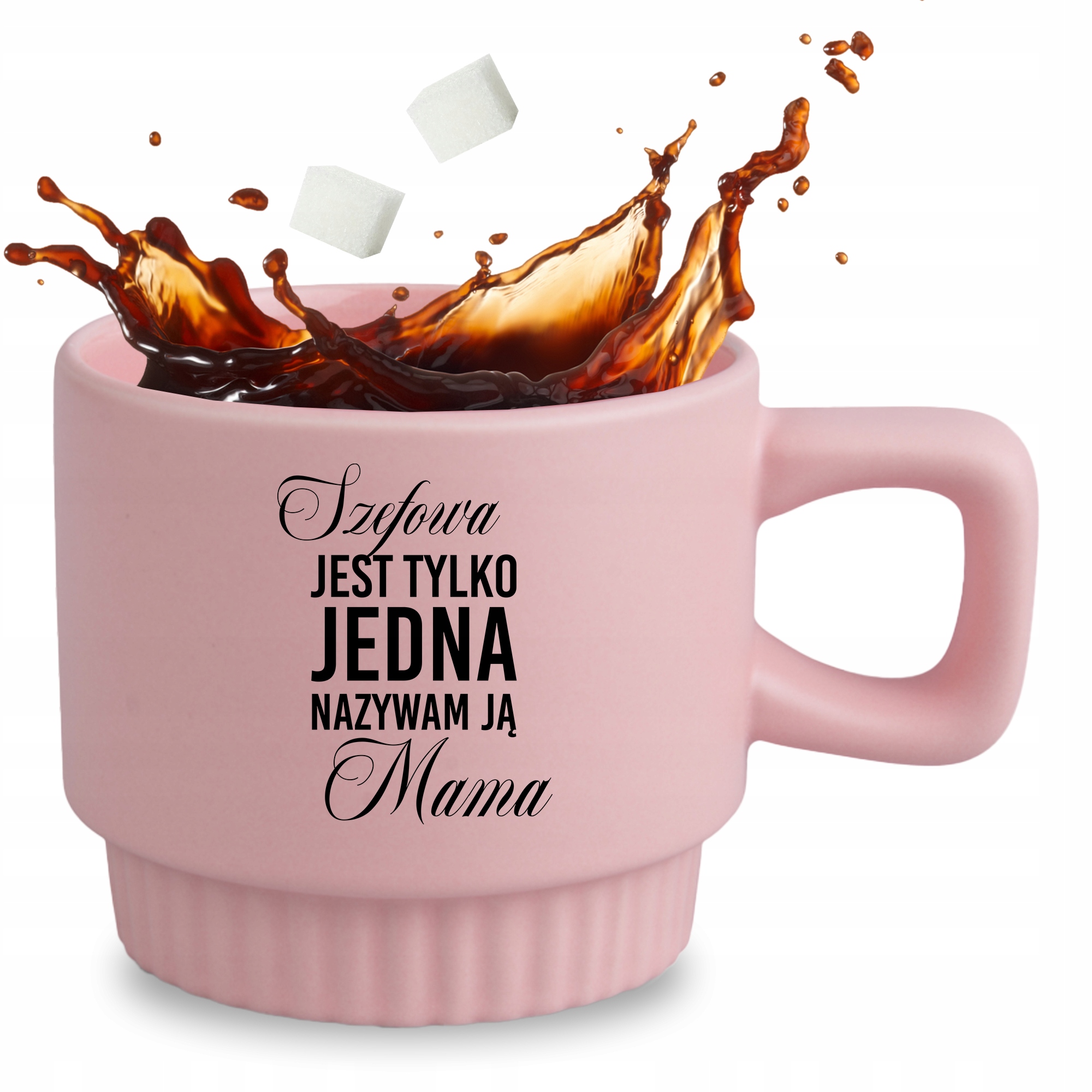 Hrnček Darček Pre Mamu Deň Matiek Šéfka Je Len Jedna, Nazývame Ju Mamou