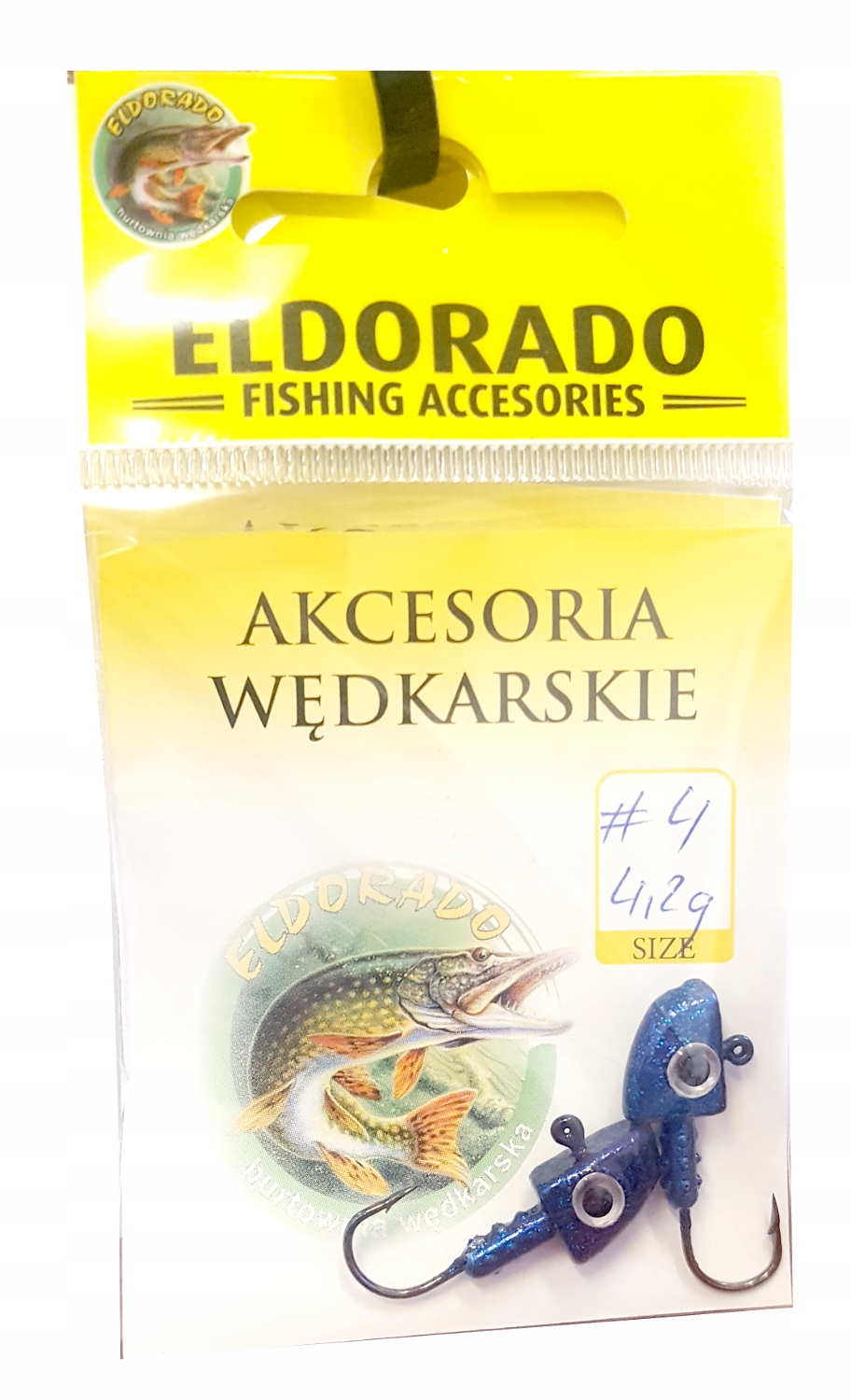 

Eldorado Główki Jigowe Trójkątne 4,2G Hak 2 Nieb
