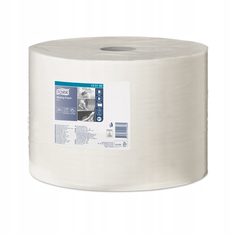 

Tork 130100 Czyściwo papierowe w dużej roli W1 1km