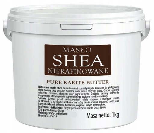 

Masło Shea 1kg nierafinowane 100% Naturalne