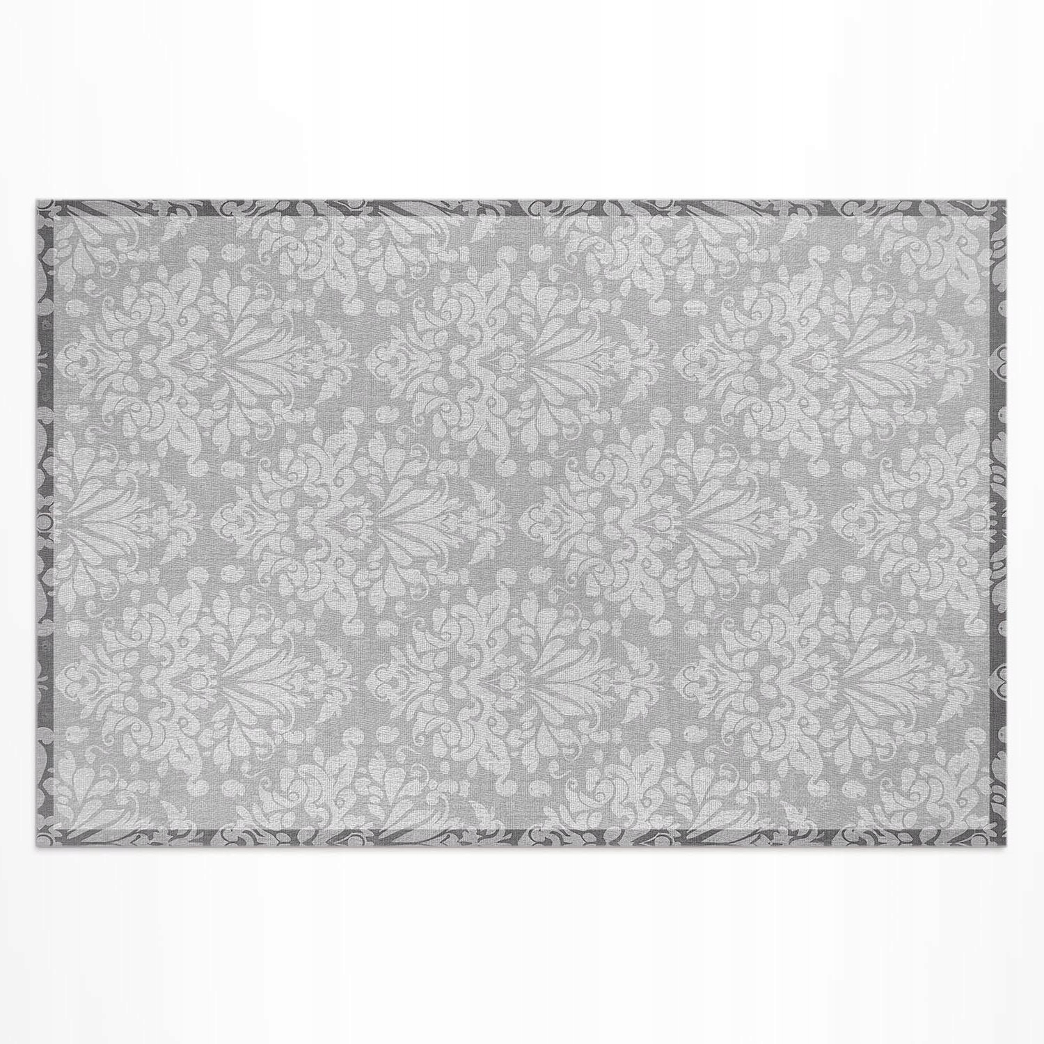 Terasový vinylový koberec Rozmer: 120 x 80 cm, rastlinný ornament vo vintage štýle