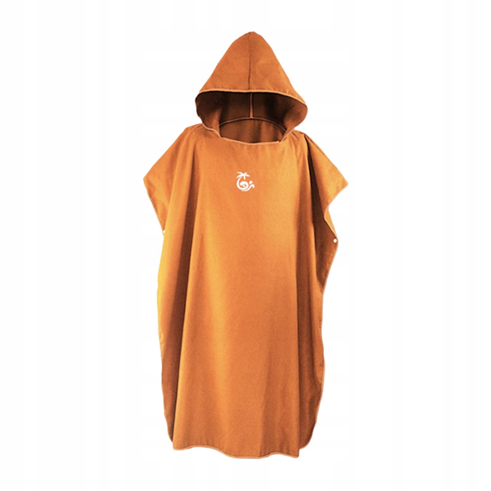 Ponczo surfingowe z mikrofibry Pomarańczowy szlafr