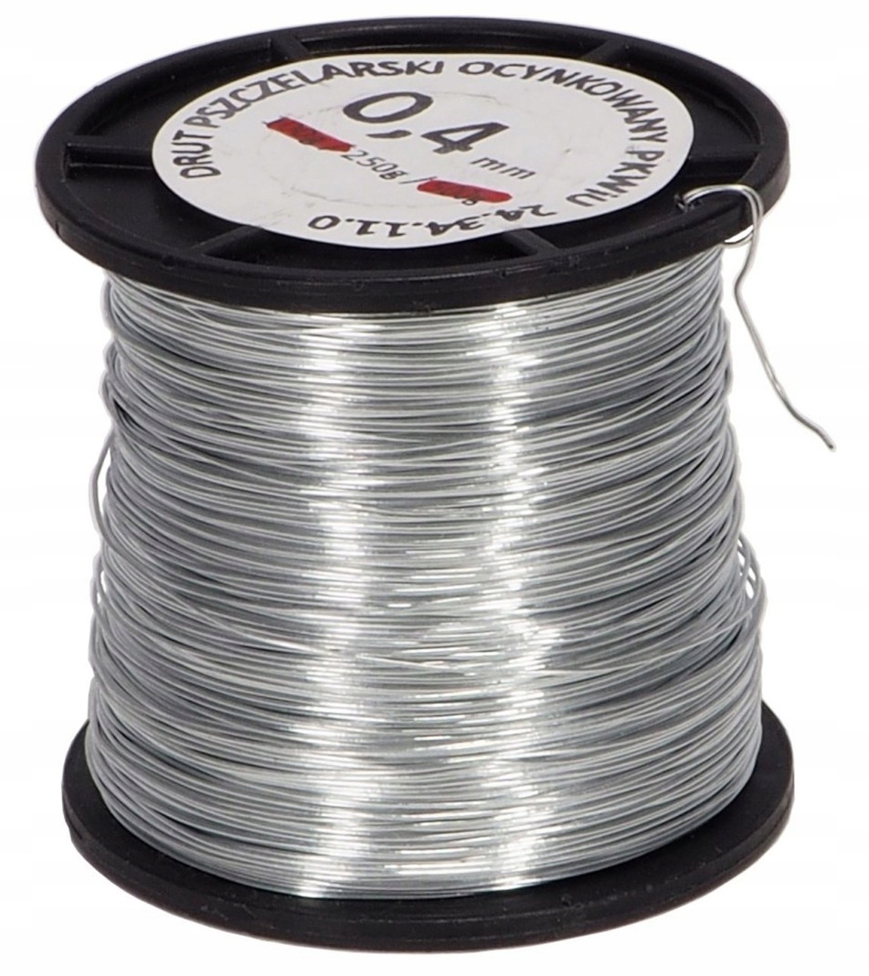 Drut pszczelarski do ramek 0,5 mm 250 gram Ocynkowany