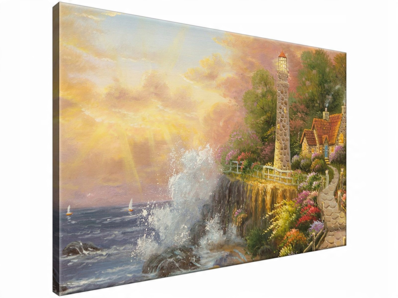 

Obraz drukowany Domek latarnika 90x60 super