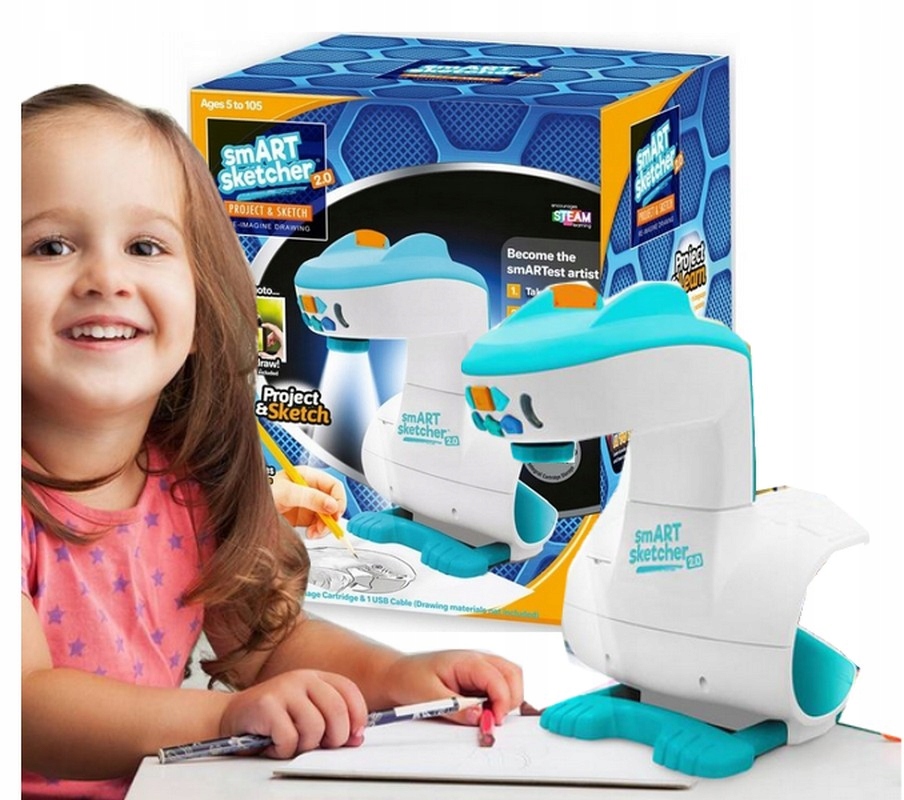  smART Sketcher SSP213 Learn To Draw, Blue/White : Toys & Games