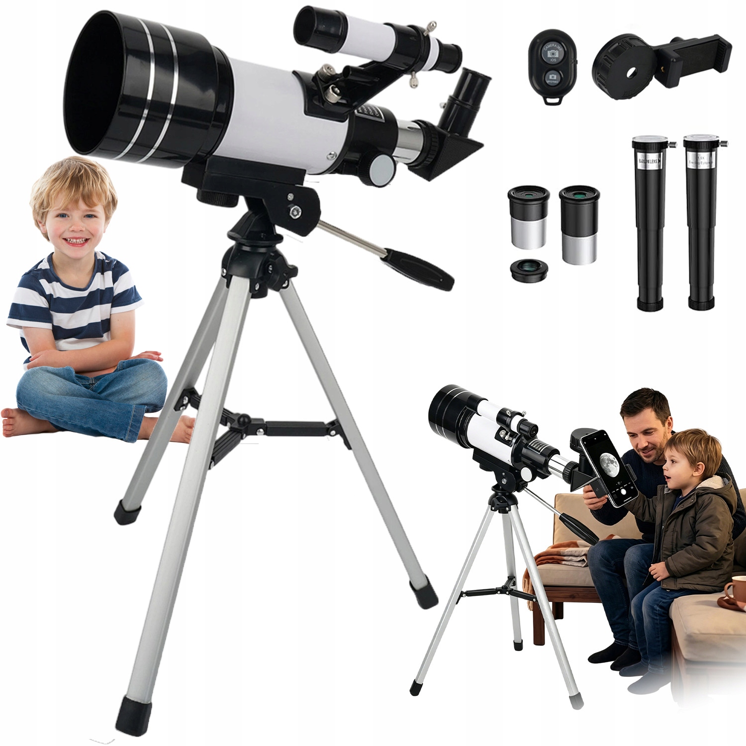 Dalekohled Monokulár 15X-150X Vzdělávací Hd Praktický Pro Pozorování Přírody