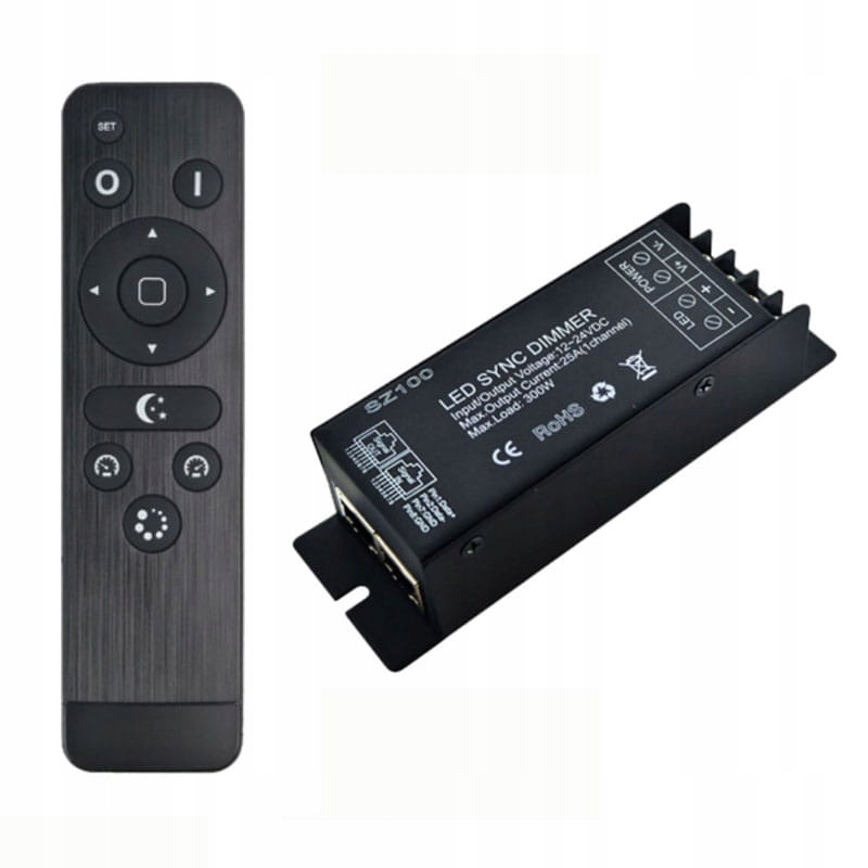 

Ściemniacz Led Sterownik do taśm Led 12-24V pilot