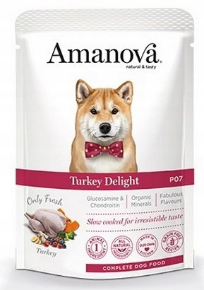 Levně Amanova Adult Krůta Krmivo psy v kapsách Krůta 12x100g