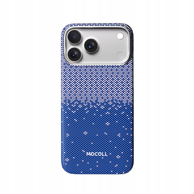 Etui Plecki kevlarowe MagSafe Mocoll do iPhone 17 Pro niebieskie