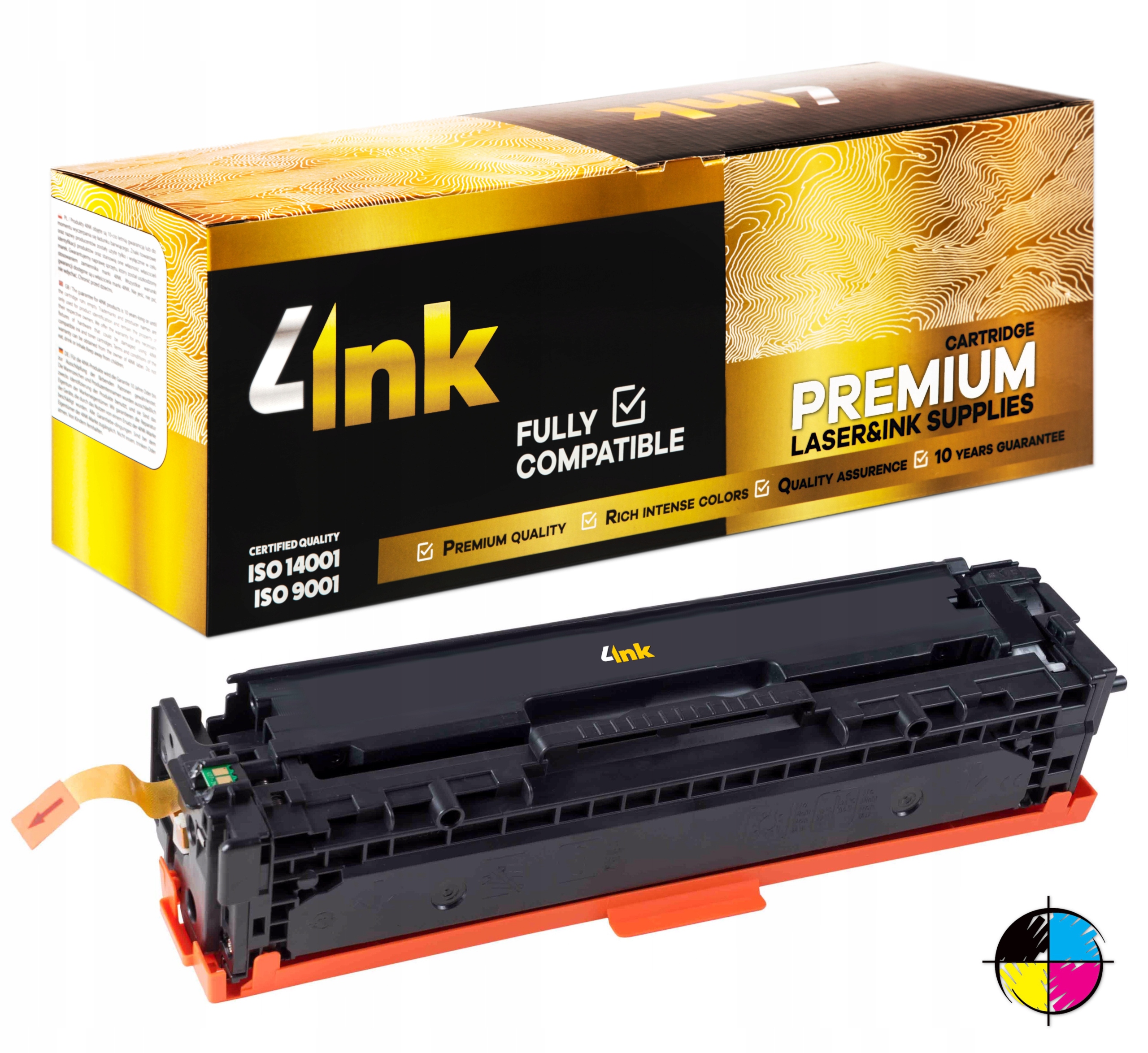 

4x Toner 4INK Hp 131A CF210A Premium Cmyk