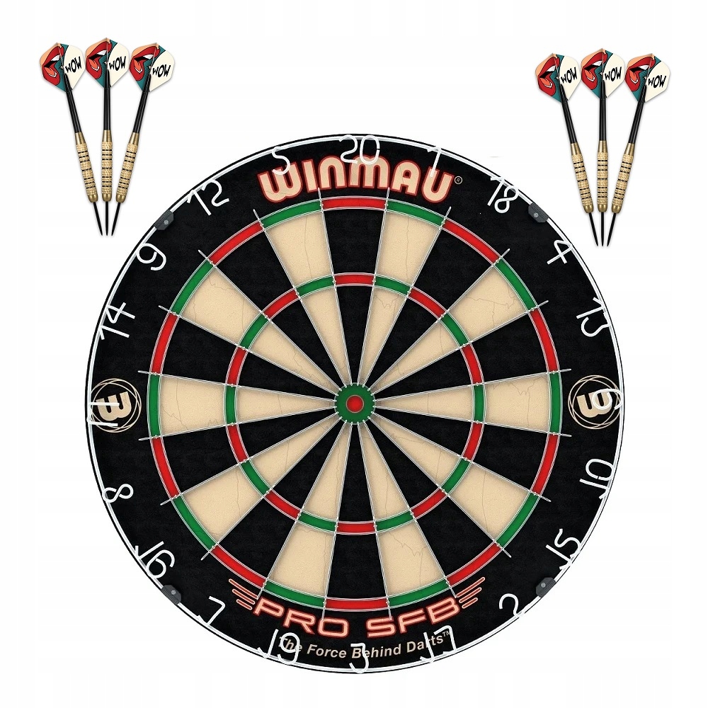 Sisalová Tabule Na Šipky Winmau Pro Sfb 6 Šipek