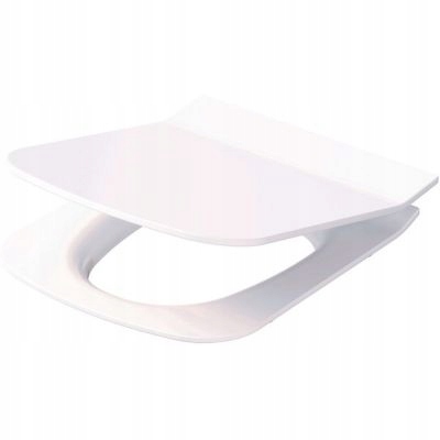Antibakteriální Wc sedátko Virgo City Square, bílá, obdélníková barva