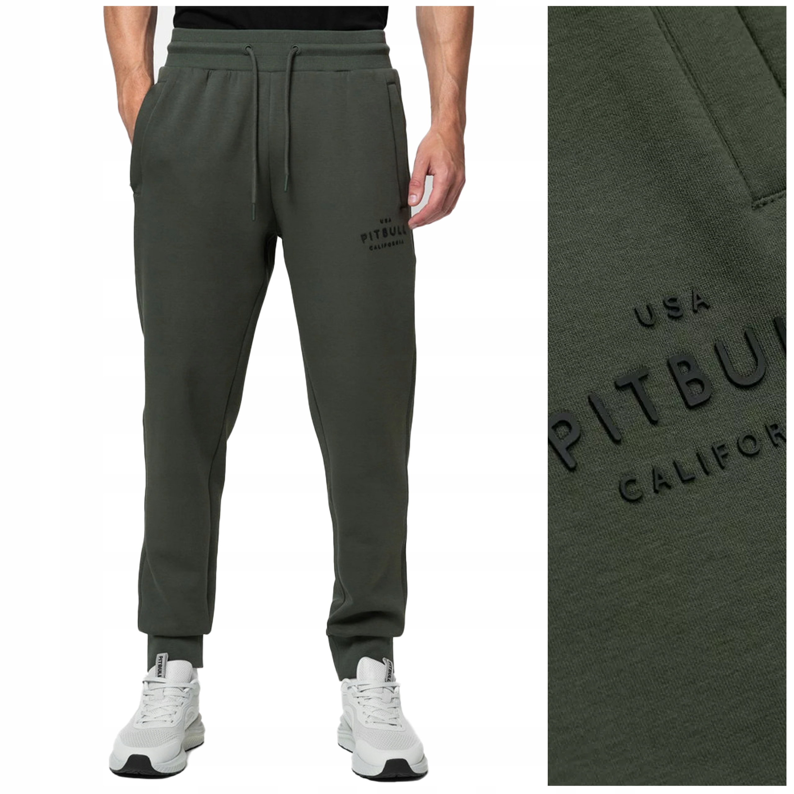 Dresové kalhoty Pit Bull „sampson“ – vel. S tmavě zelená