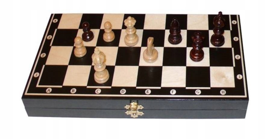 Komplet szachów drewnianych Producent Rafał Magiera