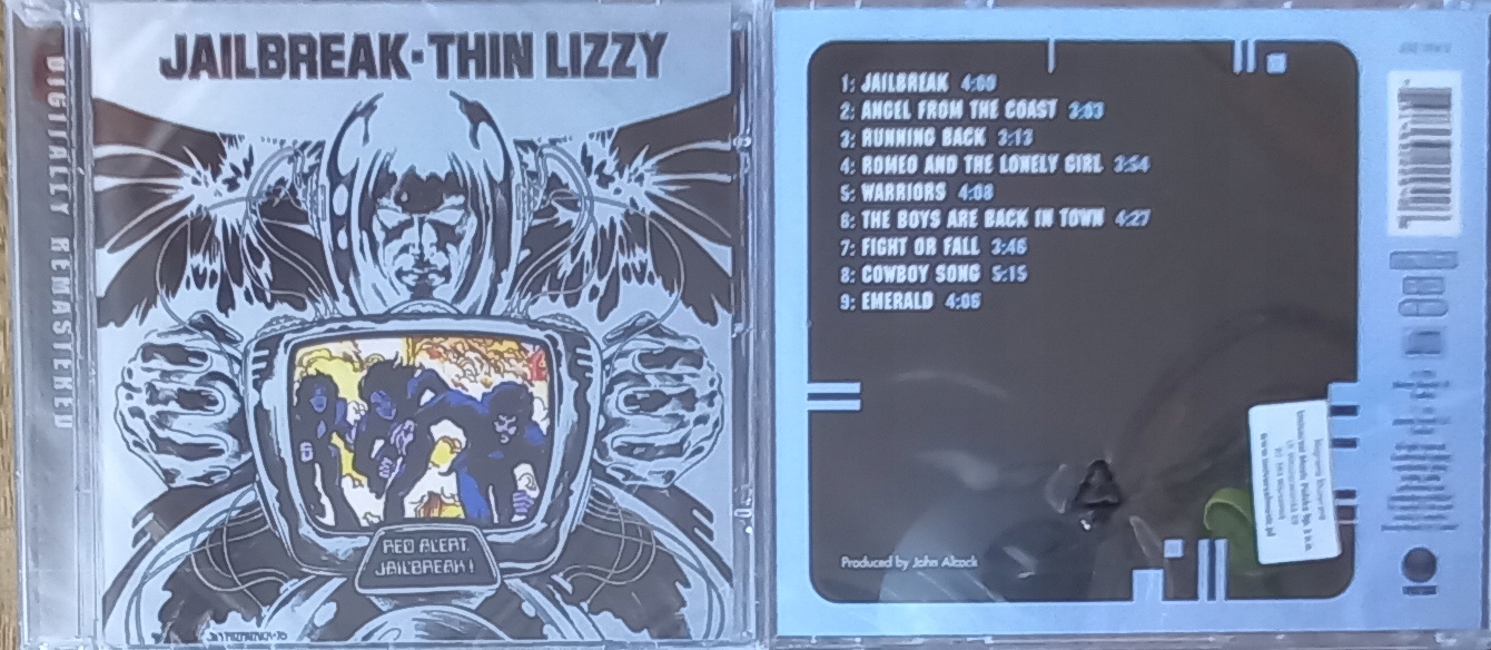 Jailbreak Thin Lizzy [CD] W Folii