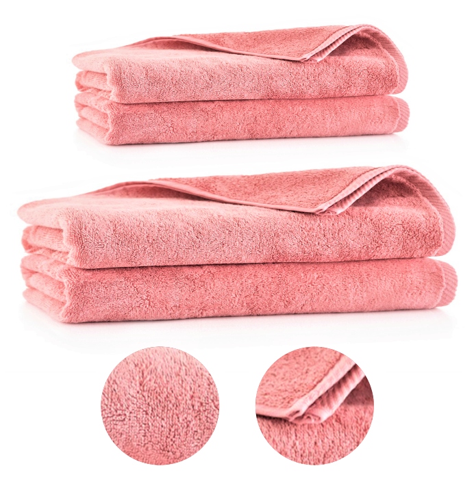 

Komplet 4x Ręczniki 50x100 70x140 Bawełna Frotte