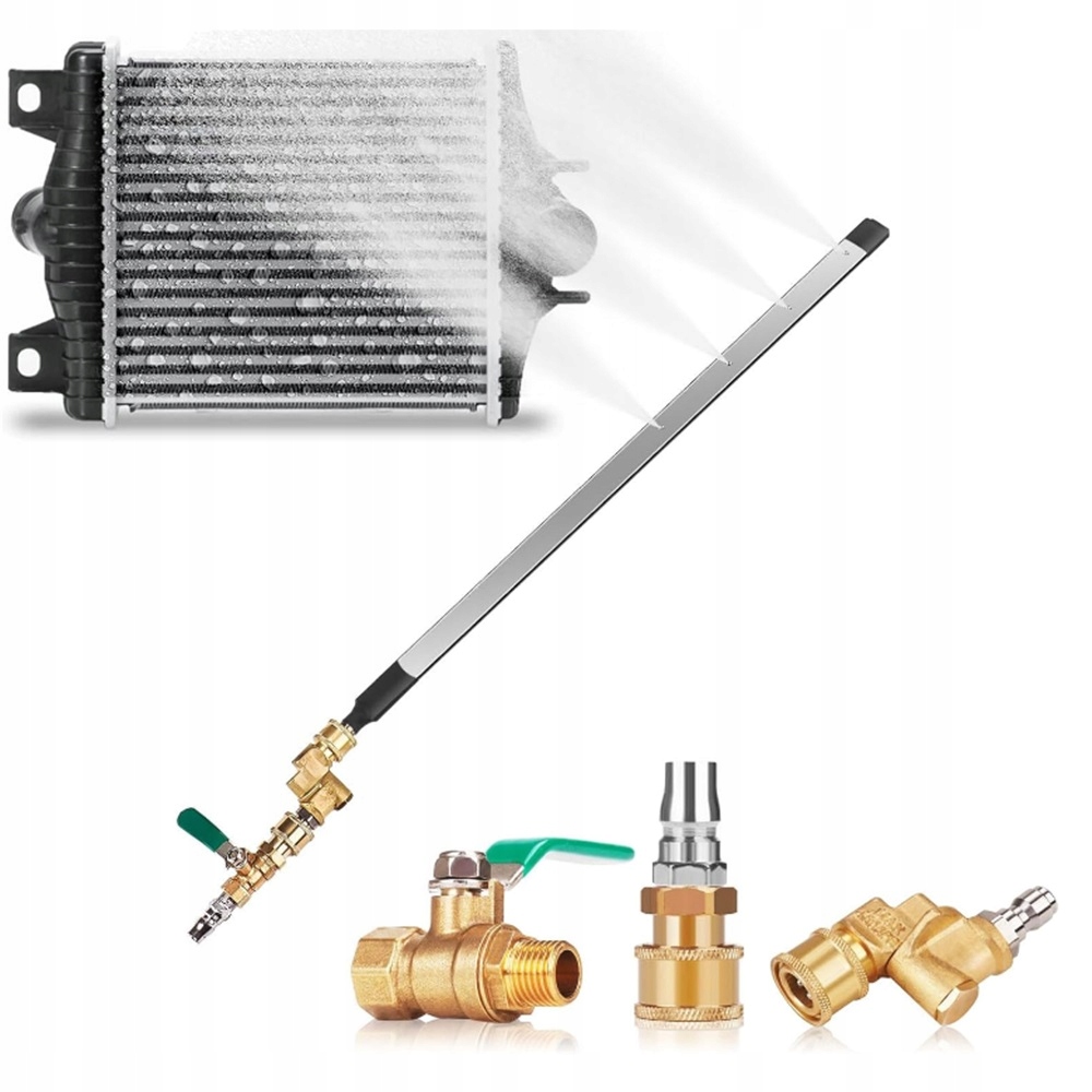 WYSOKOCIŚNIENIOWA LANCA CZYSZCZĄCA DO CHŁODNICY SAMOCHODOWEJ BEZ DEMONTAŻU