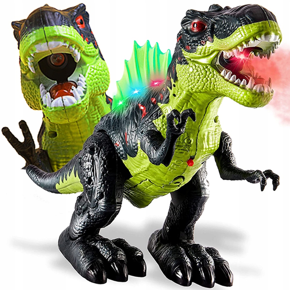 

Dinozaur T-rex Świeci Chodzi Ryczy Zieje Duży XXL