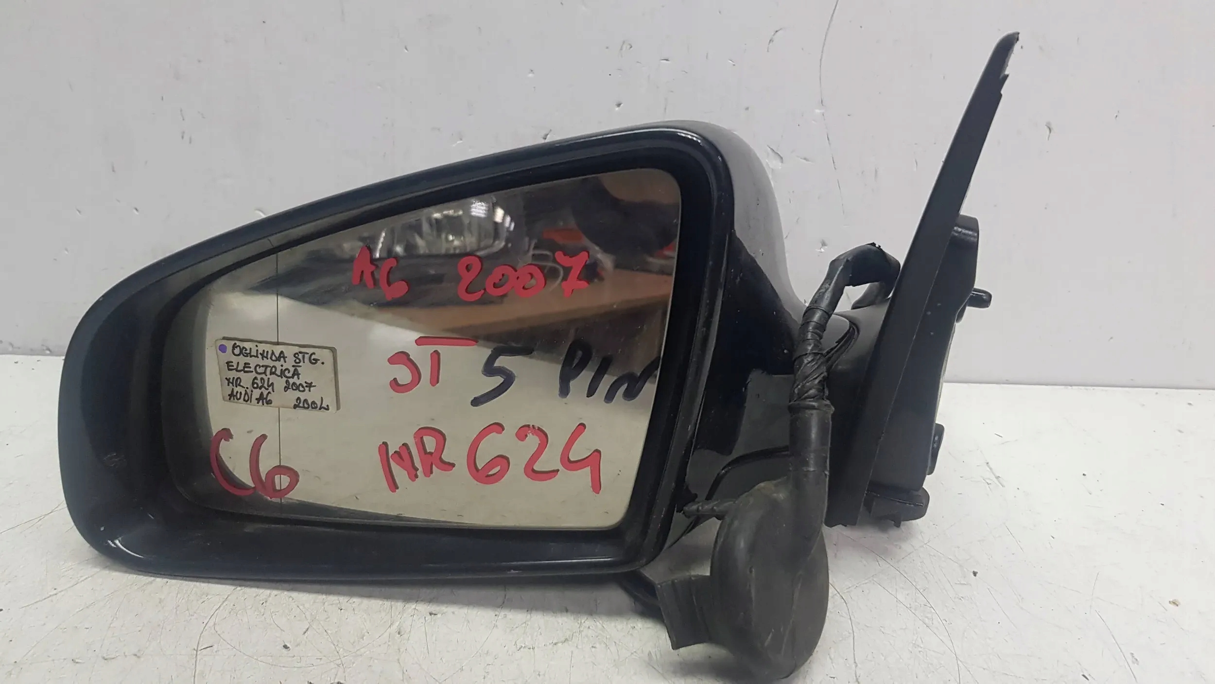 mirror left Audi A6 C6 05- 5PIN