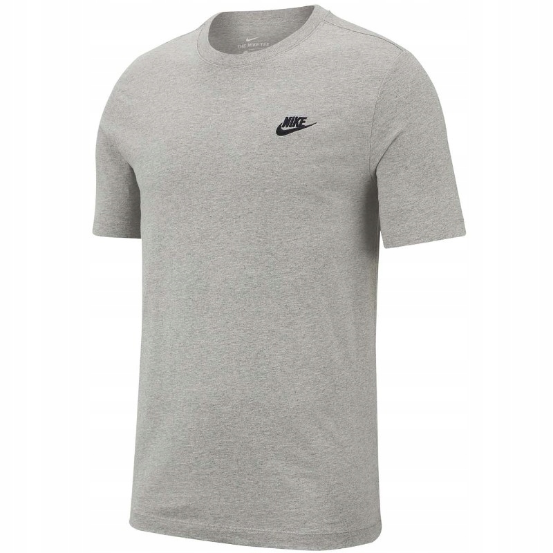 Tričko pánské Nike AR4997-064 bavlněné tričko klasické basic šedé M